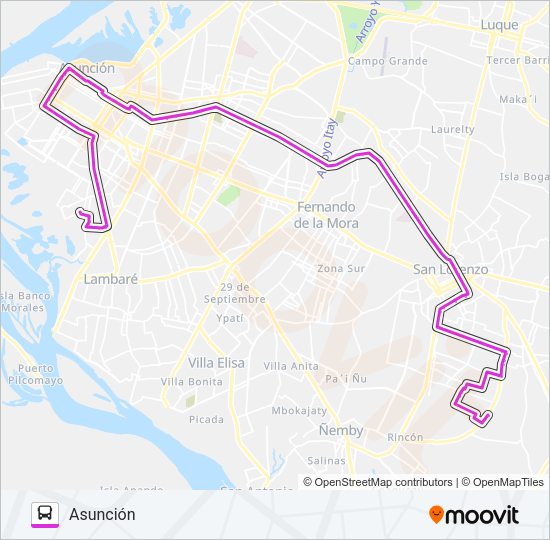 Mapa de 12-1 de autobús