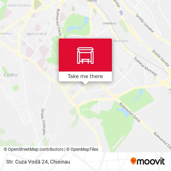 Str. Cuza Vodă 24 map
